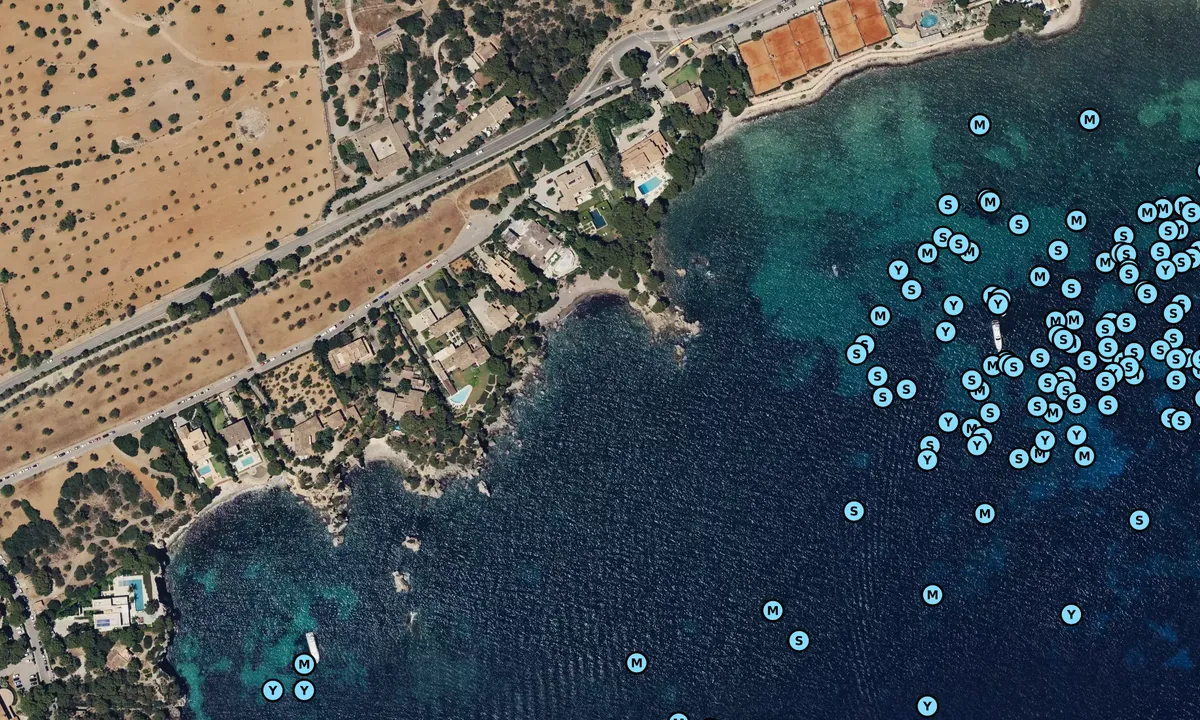 Satelite image of Punta des Carregador