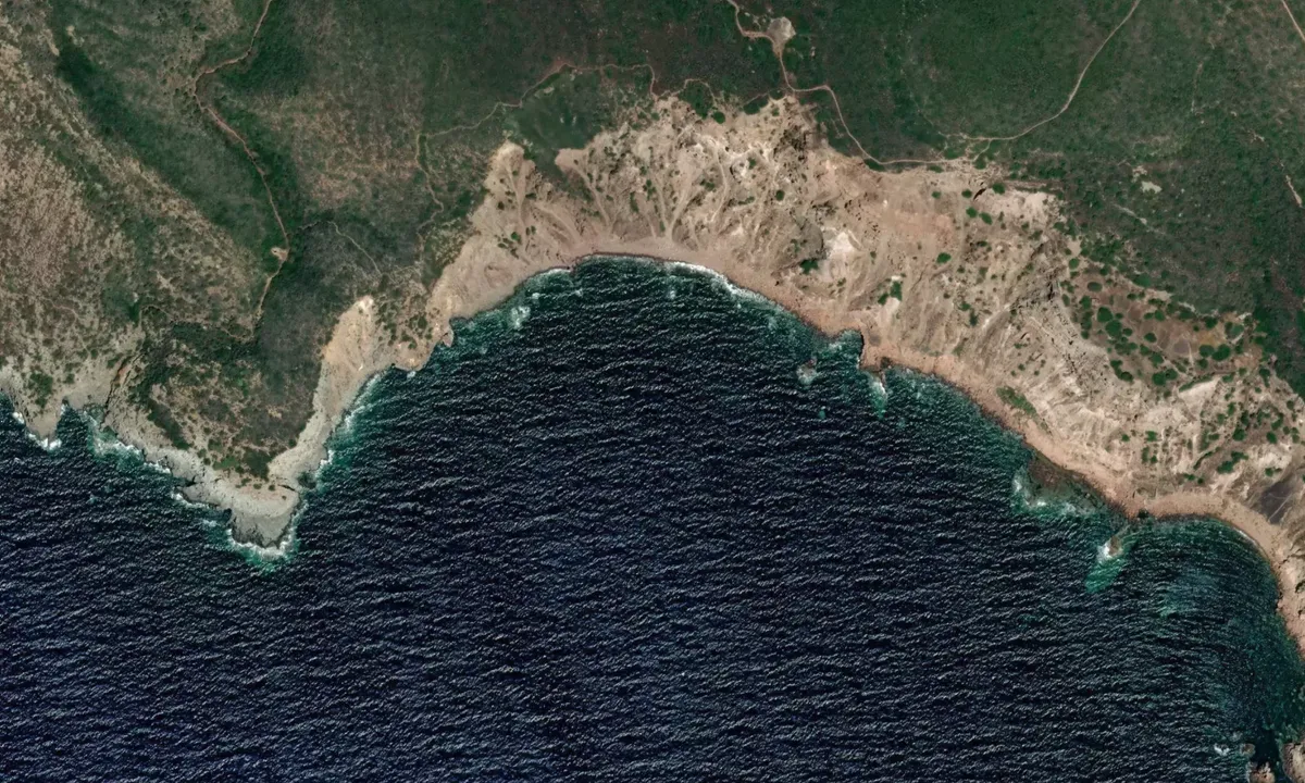 Flyfoto av Punta di Capodolio Est