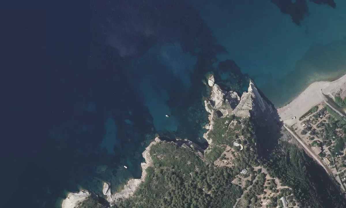 Satelite image of Punta di Saeta