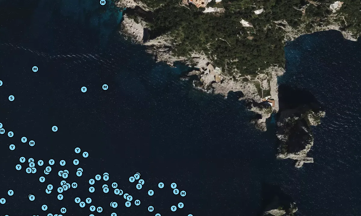 Satelite image of Punta di Tragara