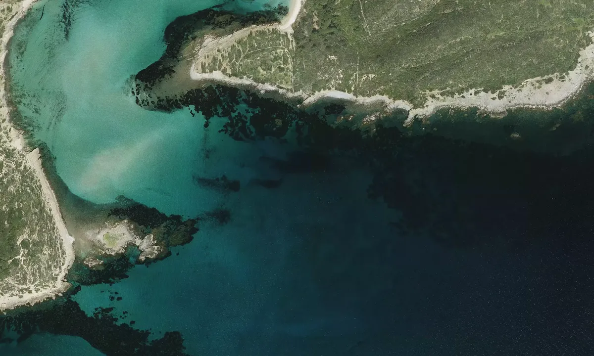 Flyfoto av Punta Fra Bernat