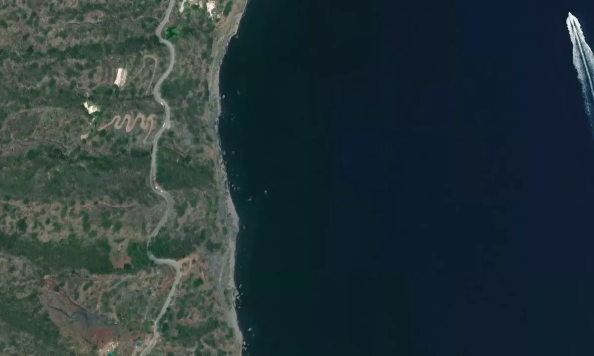 Flyfoto av Punta Lamie