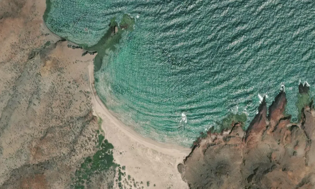 Satelite image of Punta Medano Blanco