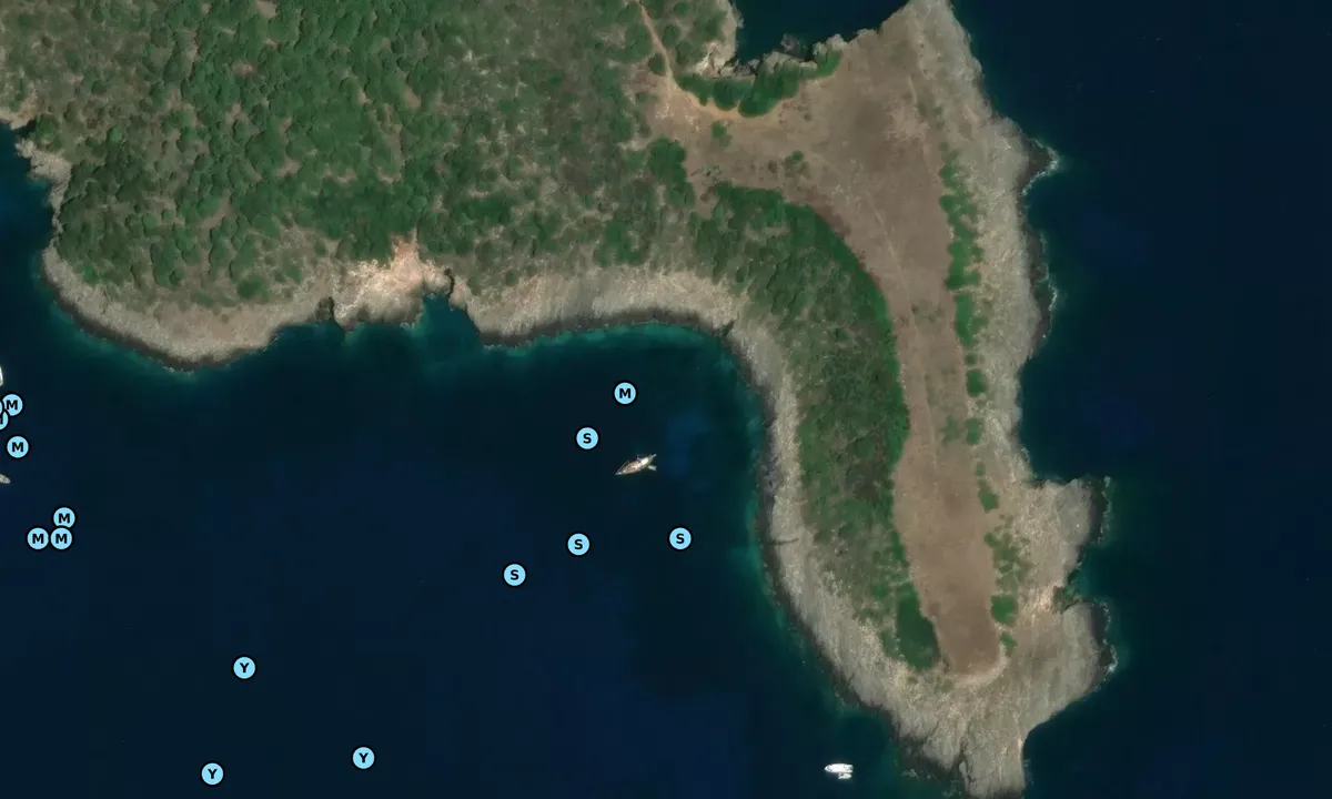 Satelite image of Punta San Francesco