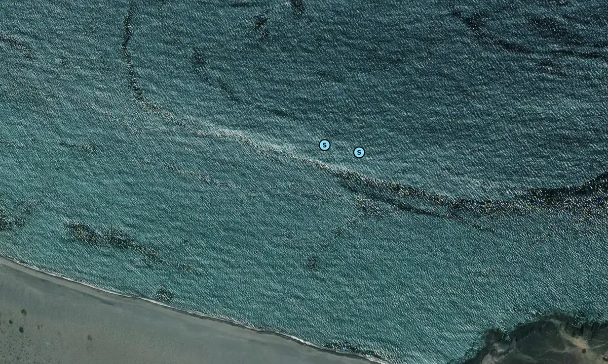 Satelite image of Punta San Telmo North