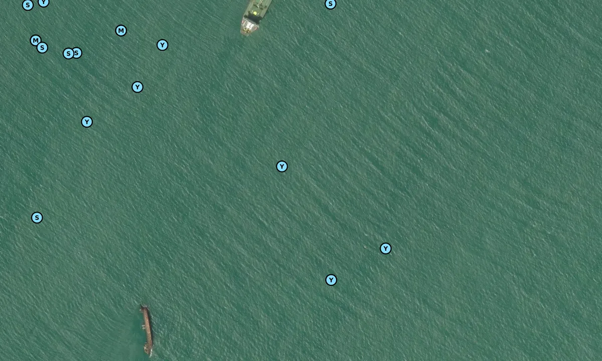 Satelite image of Punta shelter Bay