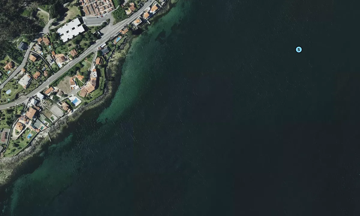 Satelite image of Punta Xunqueiro