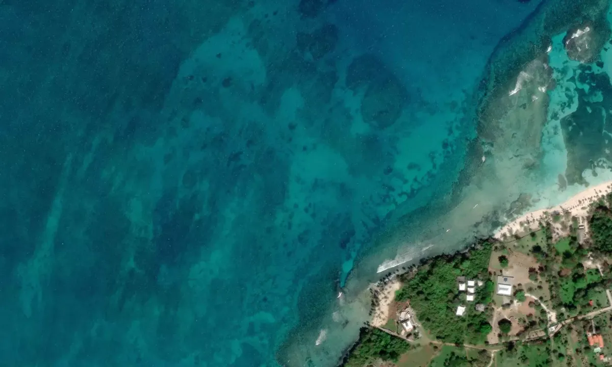 Flyfoto av Puntas Las Galeras
