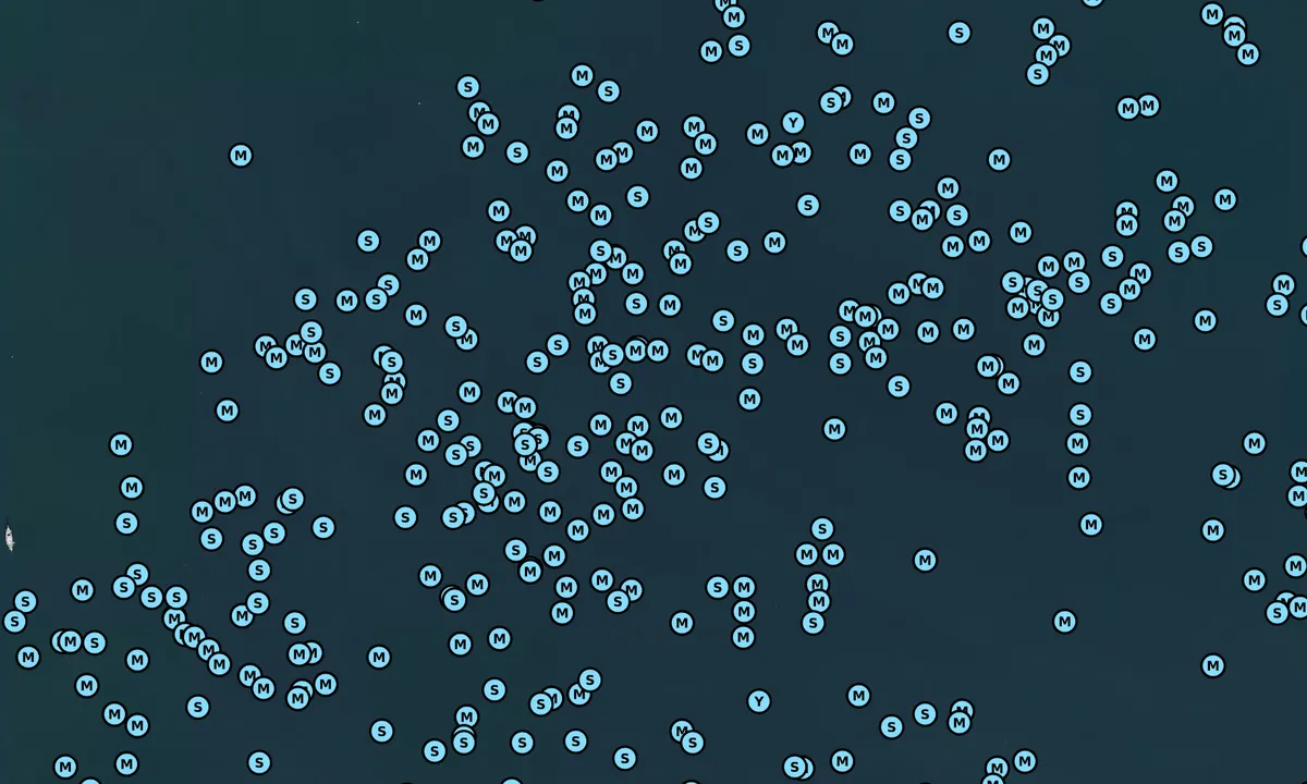 Satelite image of Quartermaster Inner Harbor