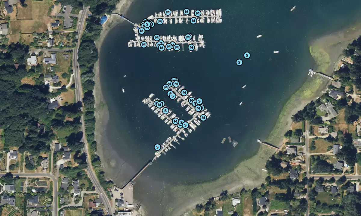 Satelite image of Quartermaster Marina