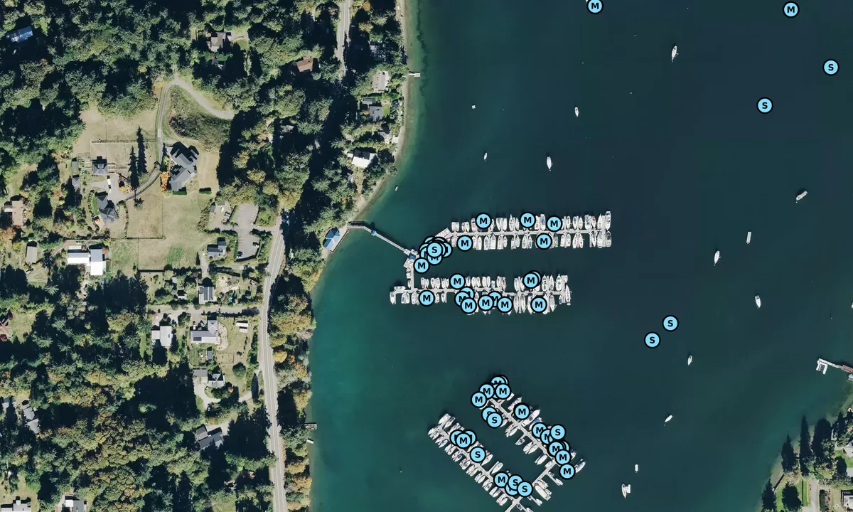 Satelite image of Quartermaster Yacht Club