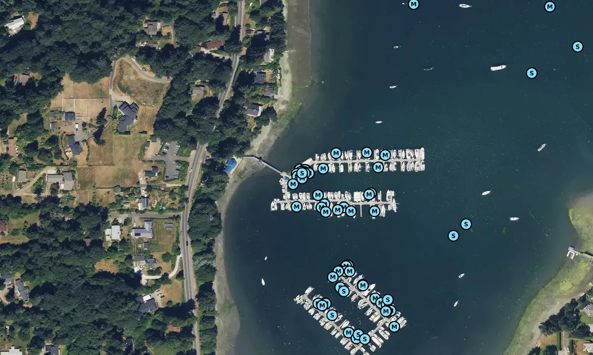 Satelite image of Quartermaster Yacht Club