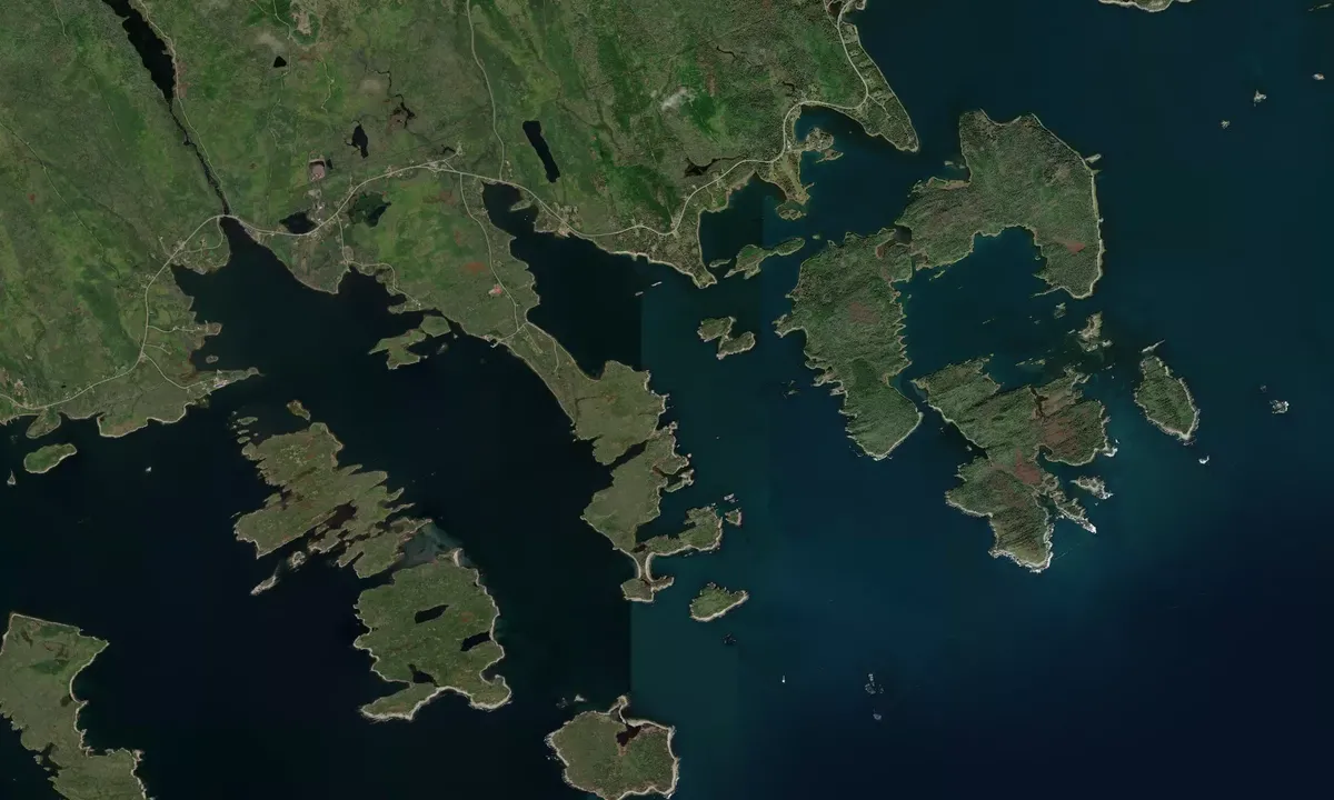Flyfoto av Quiet Cove