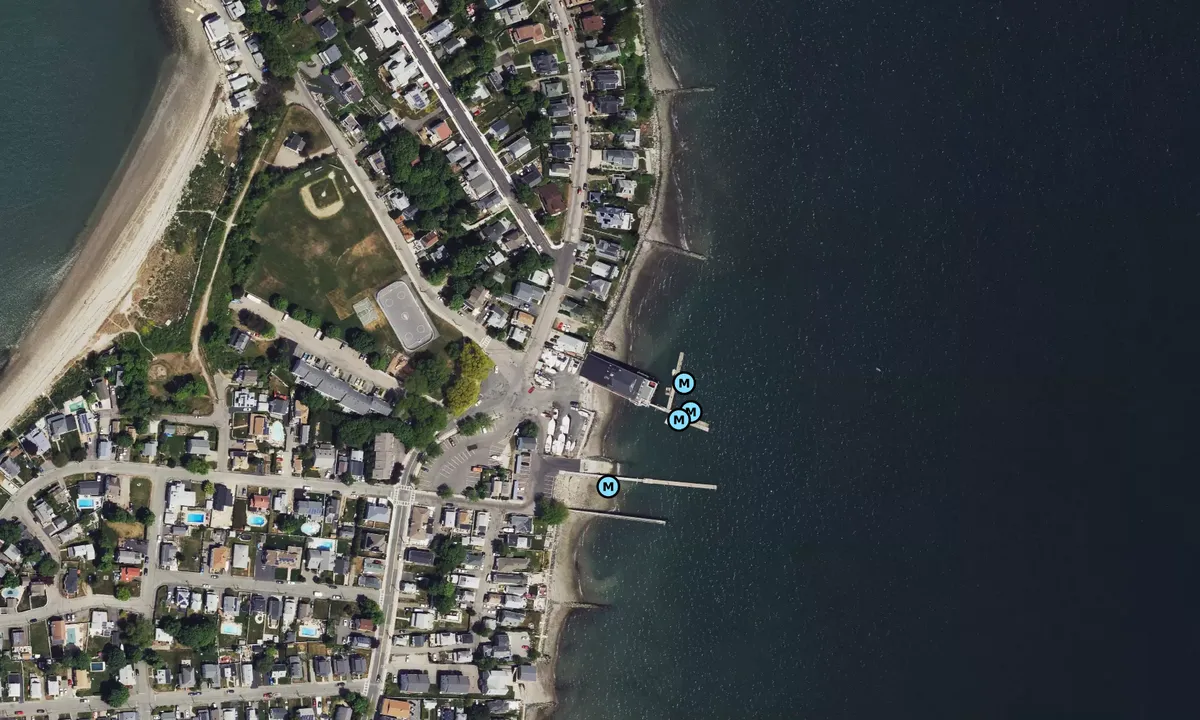 Satelite image of Quincy Yacht Club
