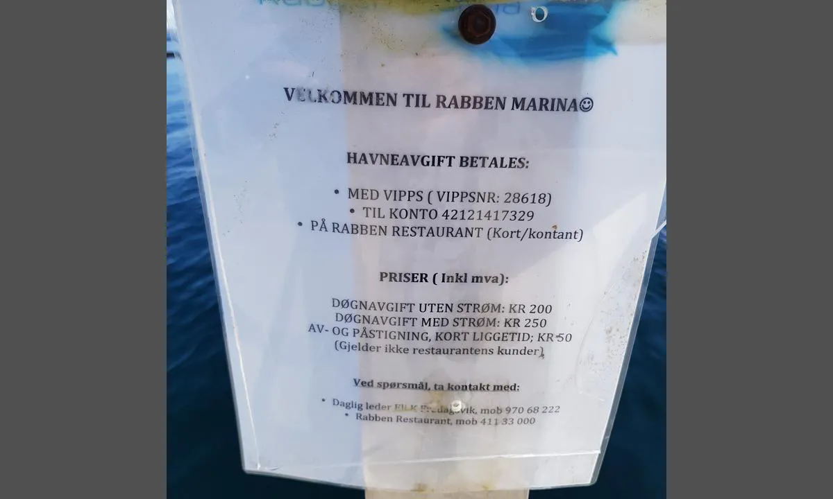 Rabben marina - temporarily closed
