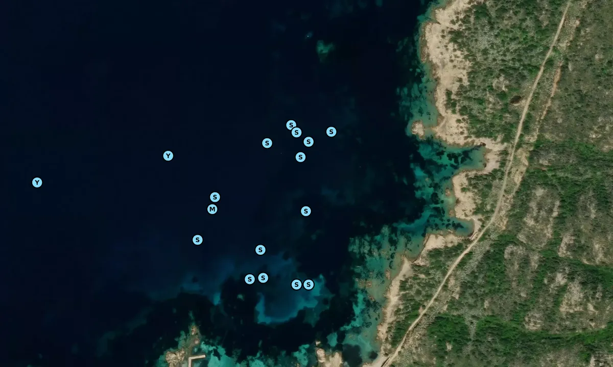 Satelite image of Rada della Maddalena