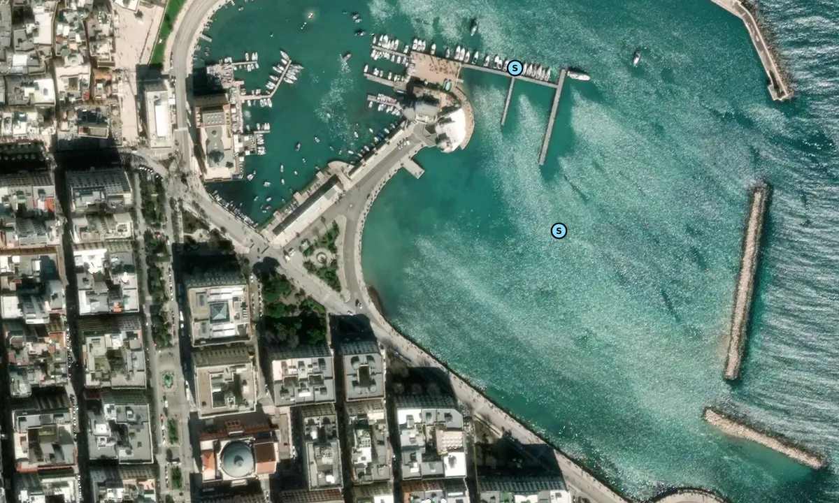 Satelite image of Rada di Bari