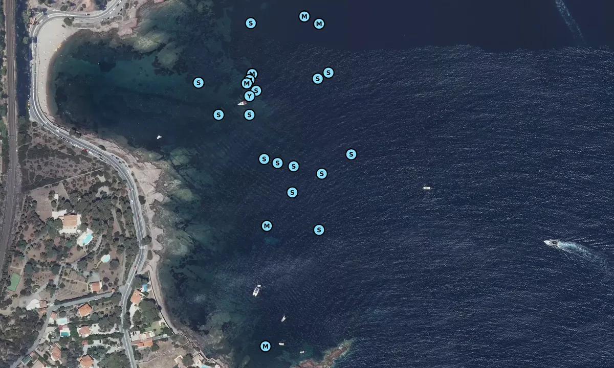 Satelite image of Rade d'Agay Ouest