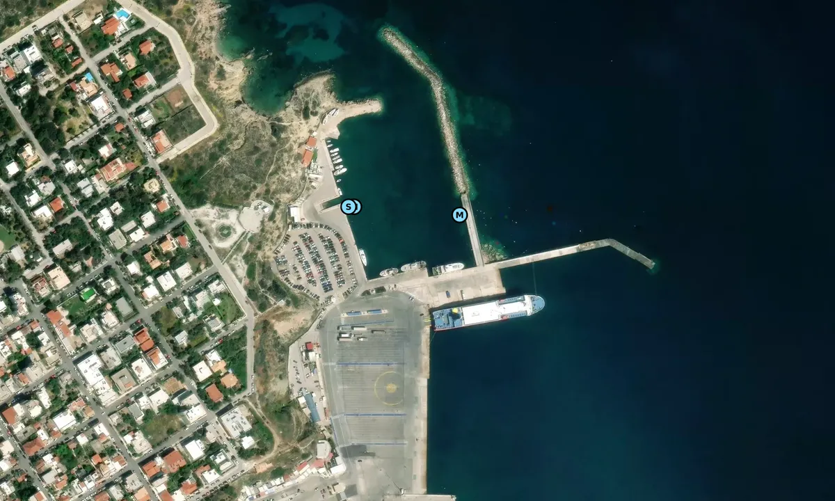 Satelite image of Rafina Fishing Shelter