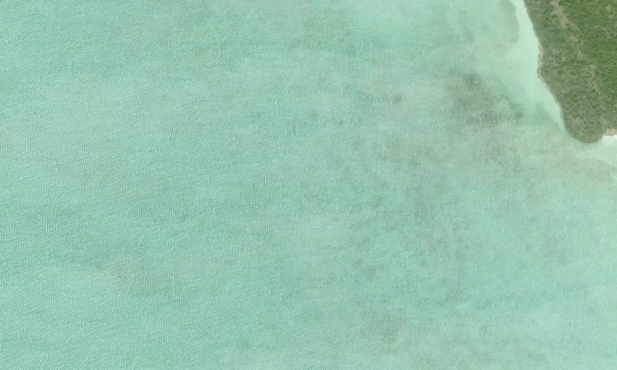 Satelite image of Ragged Island West