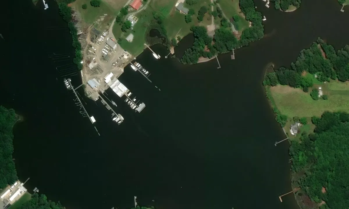 Satelite image of Railway Cove