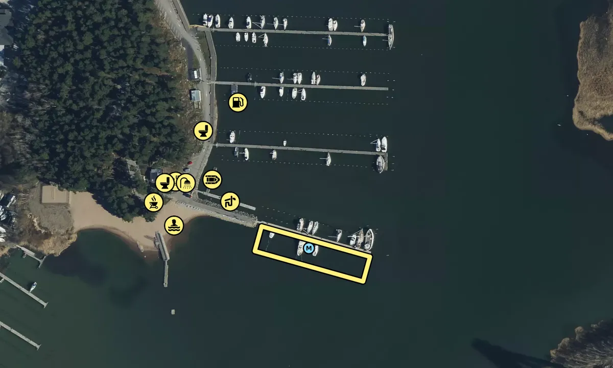 Satelite image of Raision venesatama