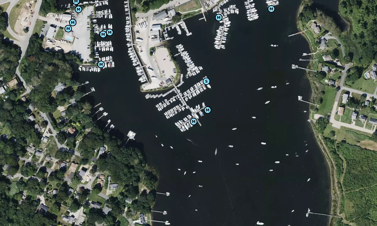 Satelite image of Ram Point Marina