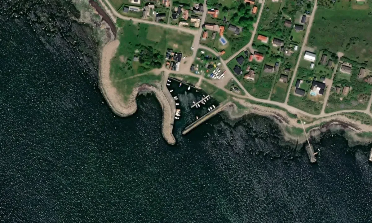 Flyfoto av Rammsjöstrands