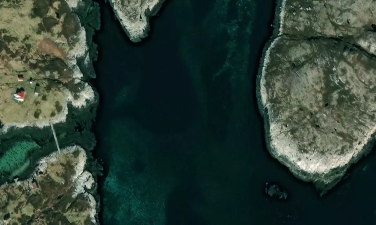 Satelite image of Ramnøya - Herøy