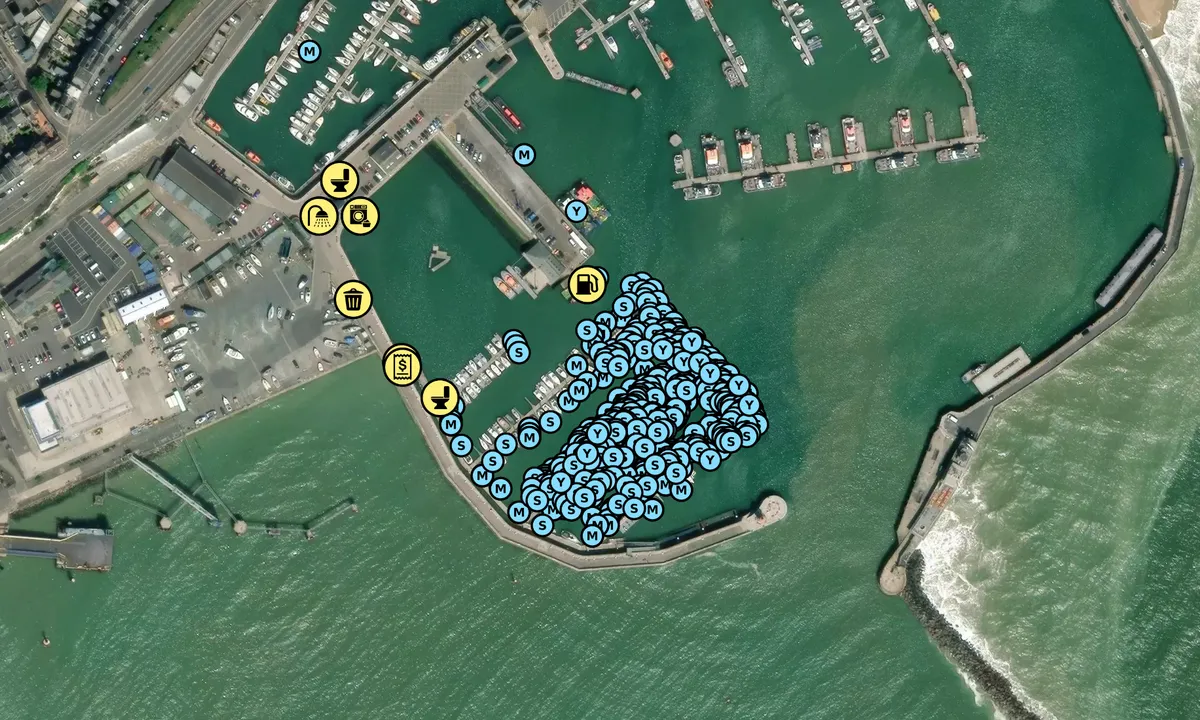 Satelite image of Ramsgate Royal Harbour