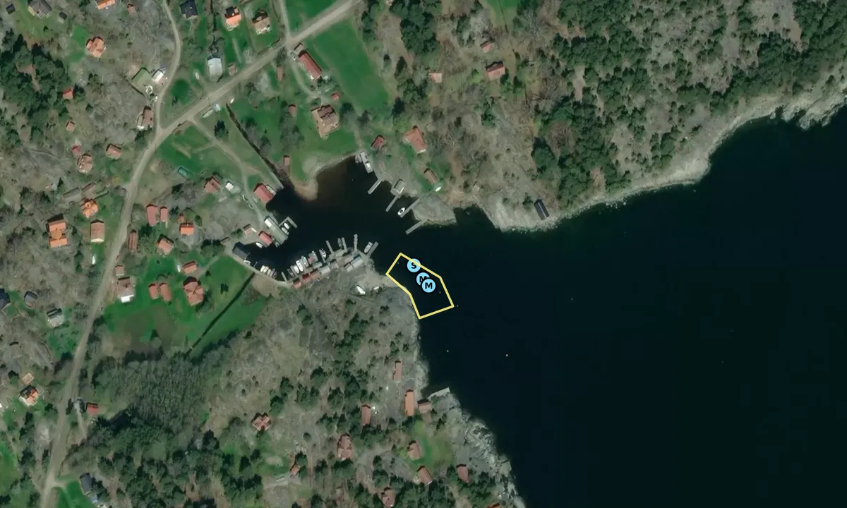 Satelite image of Ramsmora Hamn - Möja