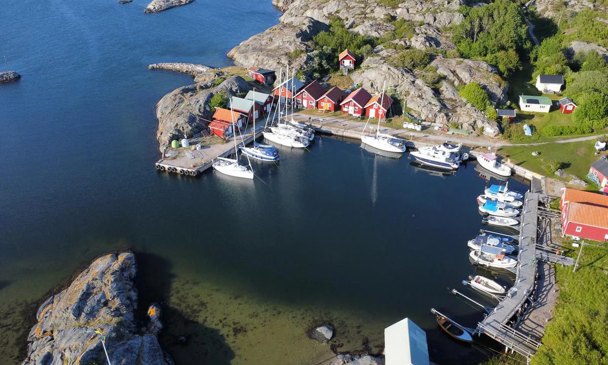 The inner harbour of Ramsö.