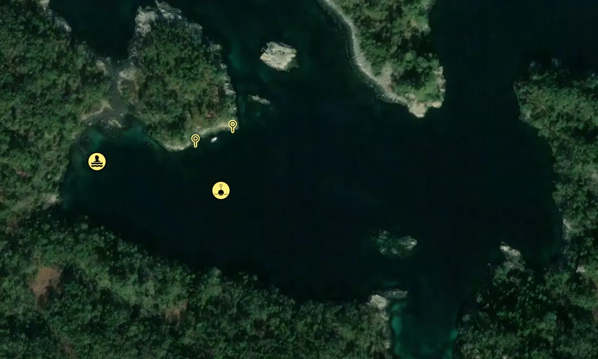 Satelite image of Råna – ankringsplass