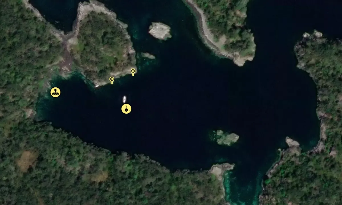 Satelite image of Råna – ankringsplass