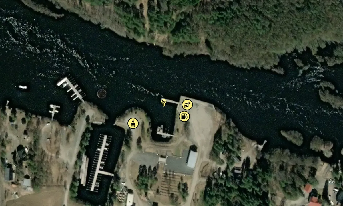 Satelite image of Rantakestilän venejakeluasema
