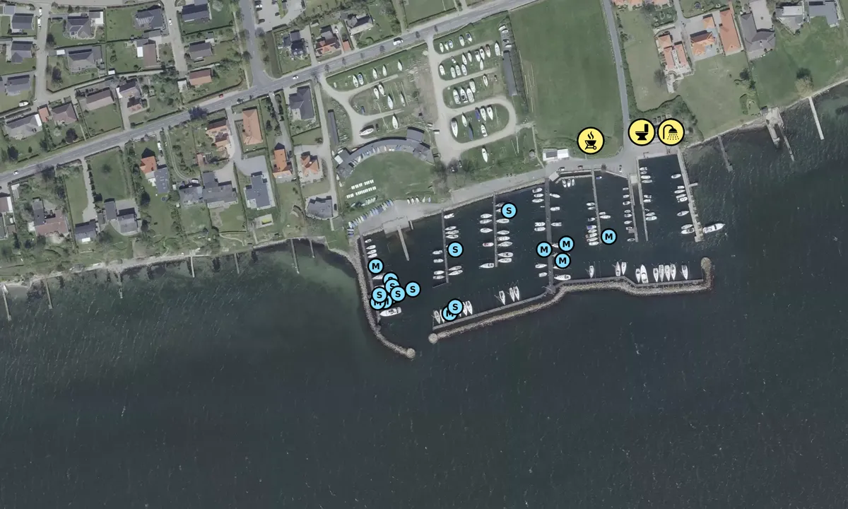 Satelite image of Rantzausminde Havn