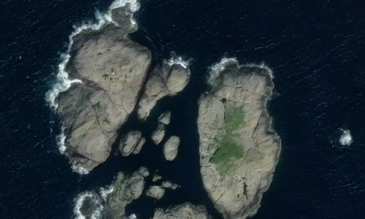 Satelite image of Raudholmane