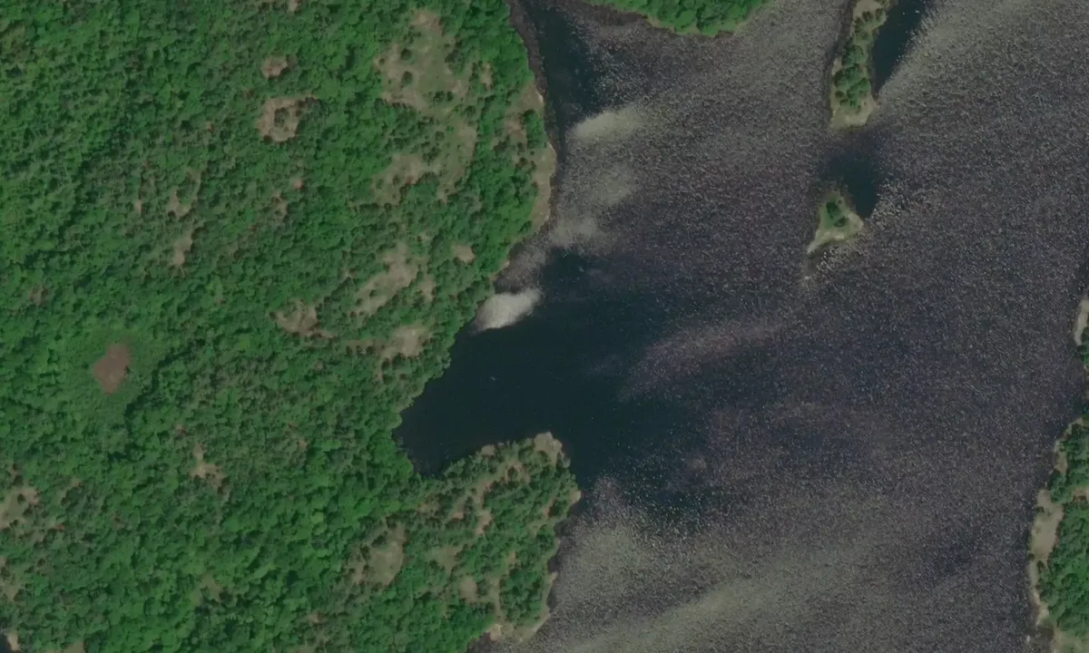 Satelite image of Rawson Bay Northwest