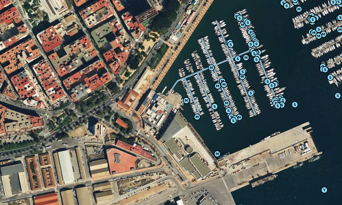 Satelite image of Real Club De Regatas De Alicante