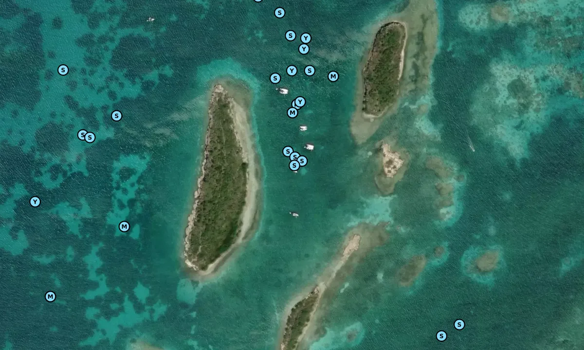 Satelite image of Red Head Anchorage