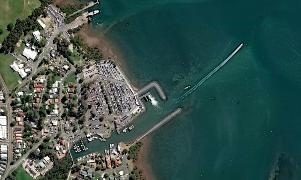 Flyfoto av Redland Bay Marina