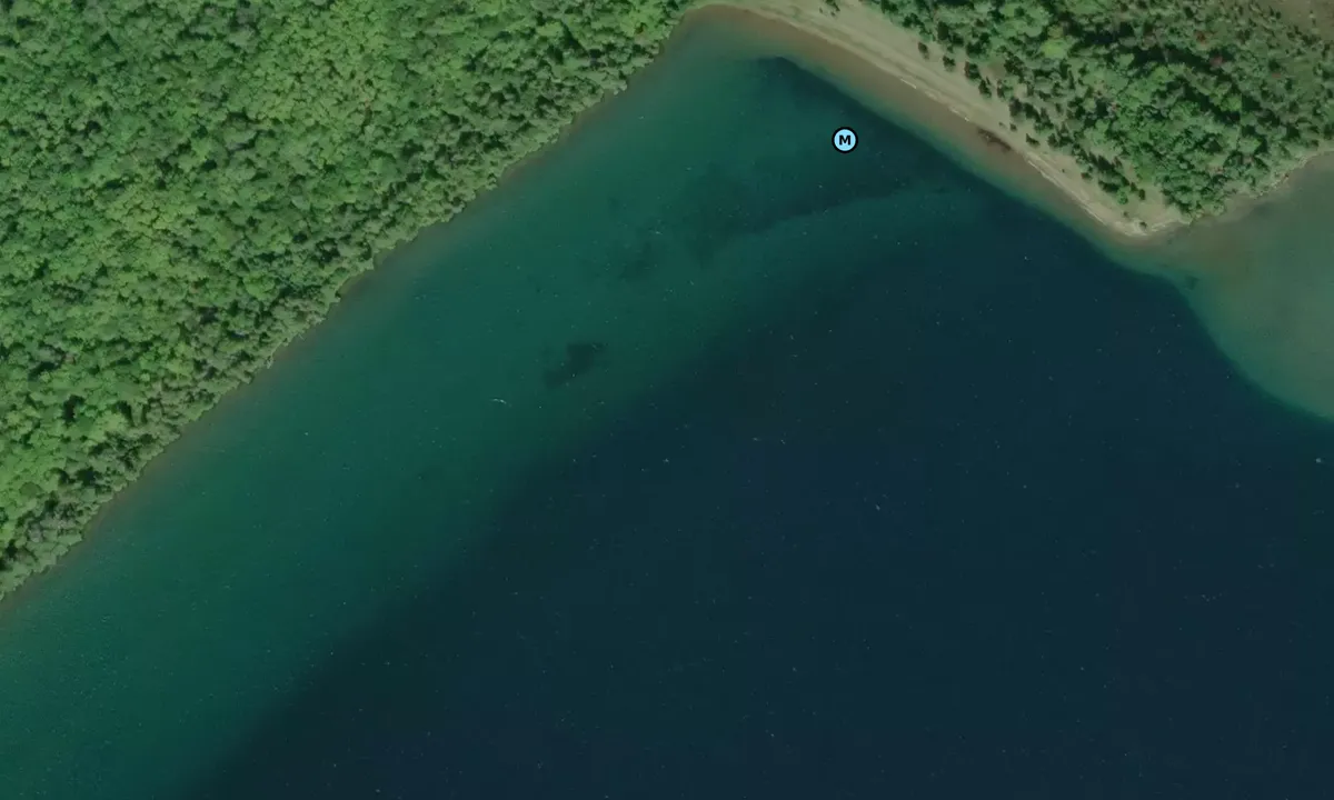 Satelite image of Reeds Point Anchorage