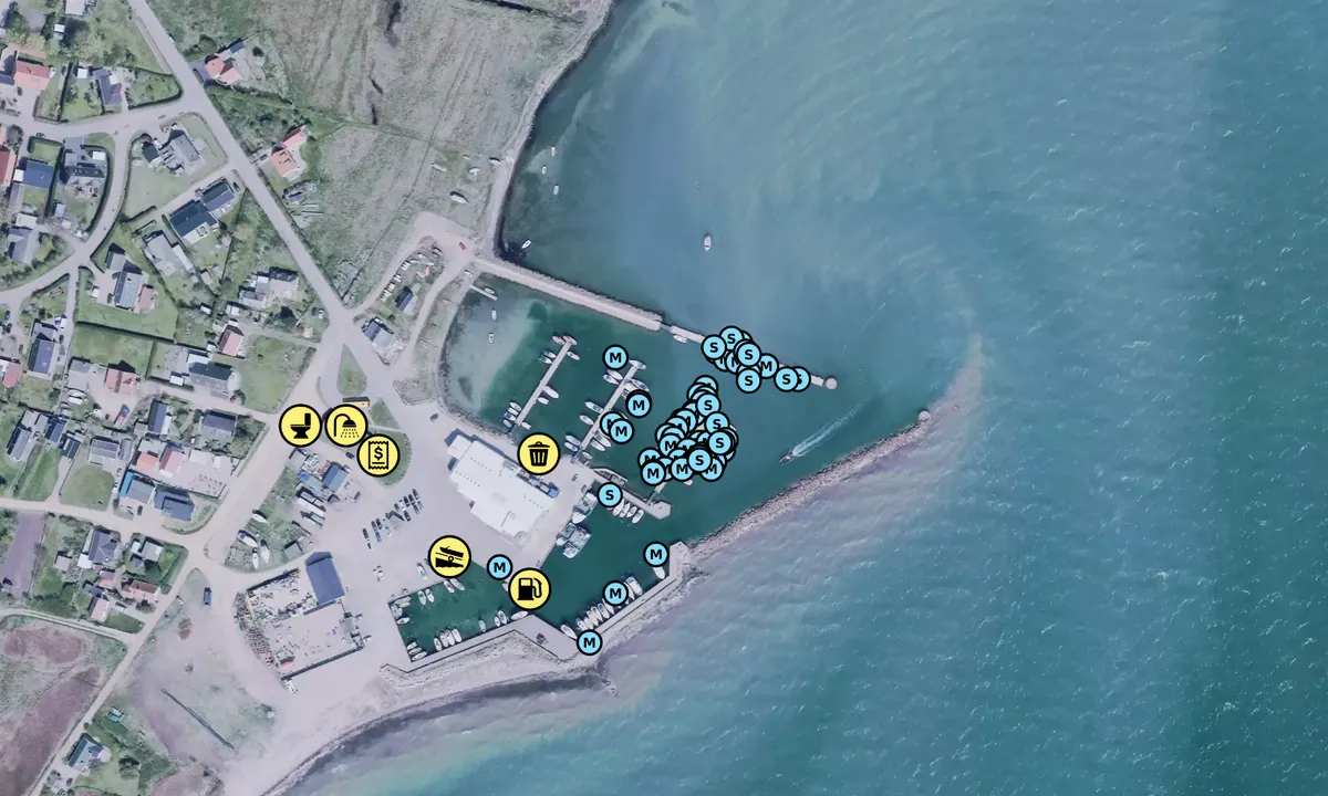 Satelite image of Reersø Fiskeri og lystbådehavn