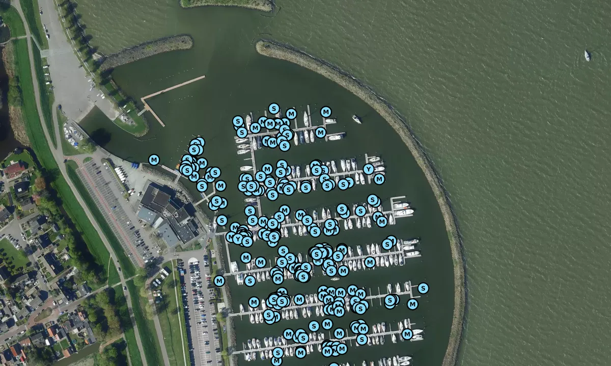 Satelite image of Regatta Center Medemblik