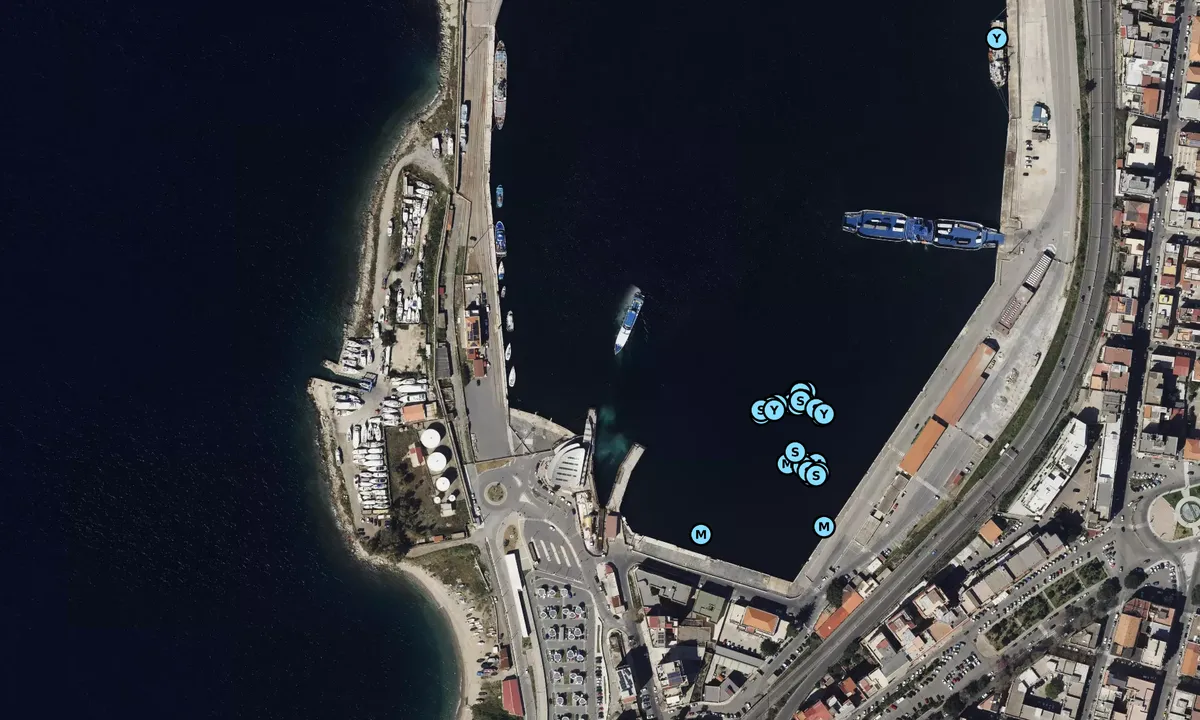 Satelite image of Reggio Calabria
