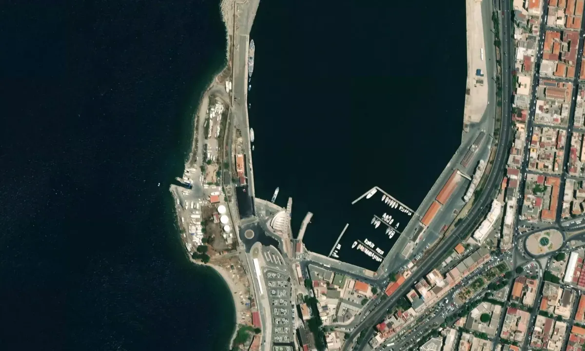 Flyfoto av Reggio Calabria