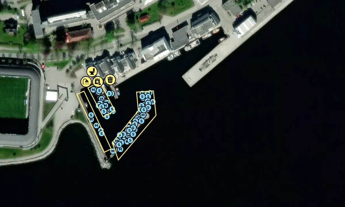 Satelite image of Reknes Gjestehavn - Molde