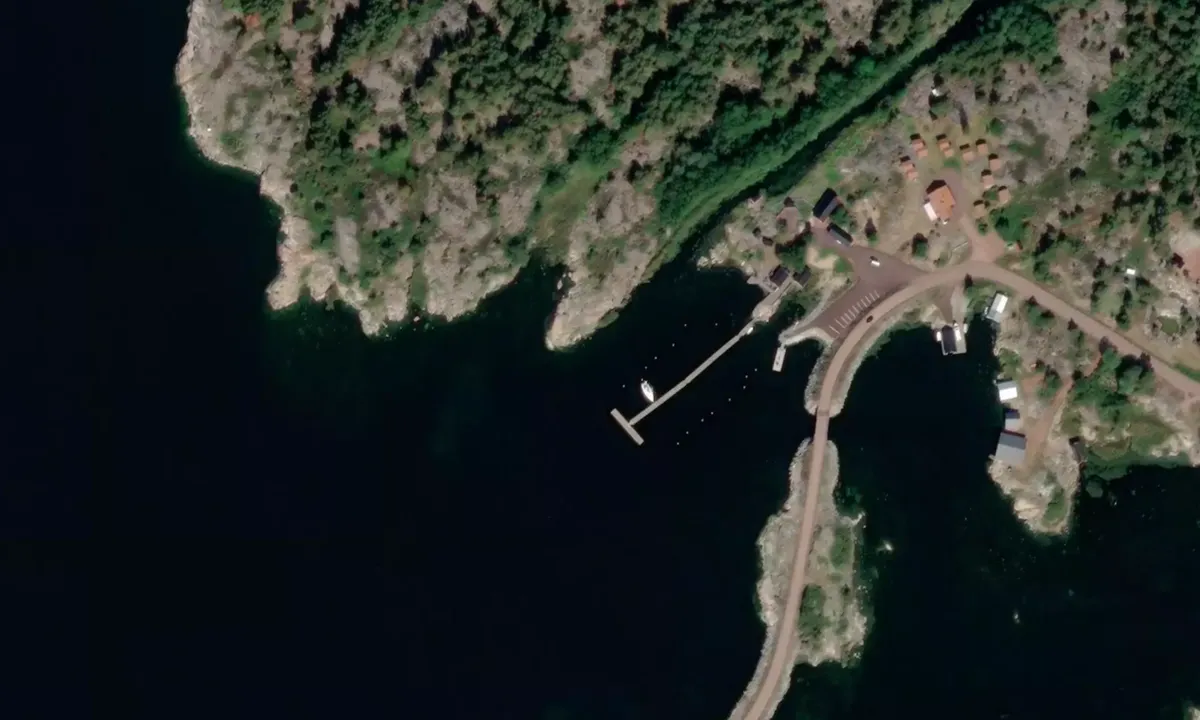 Flyfoto av Remmarhamn