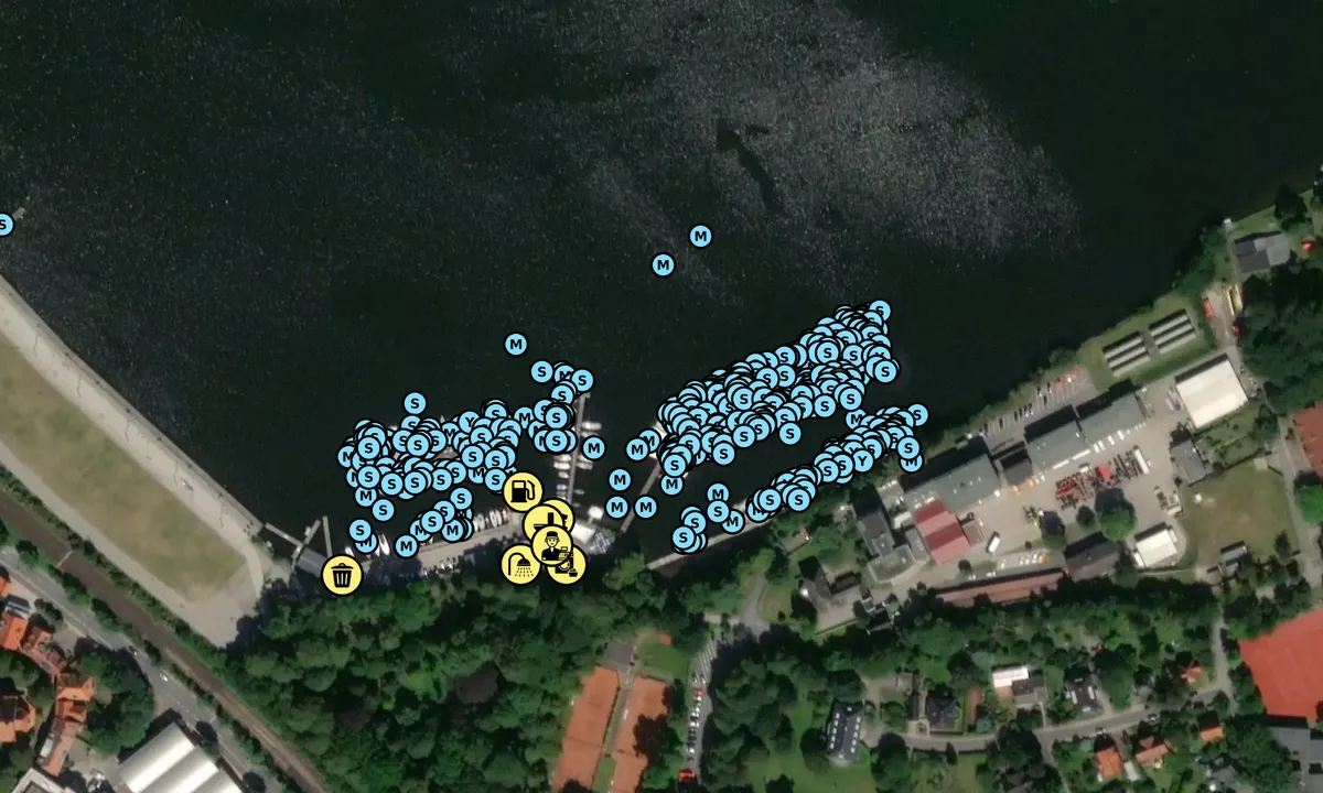 Satelite image of Rendsburg Marina