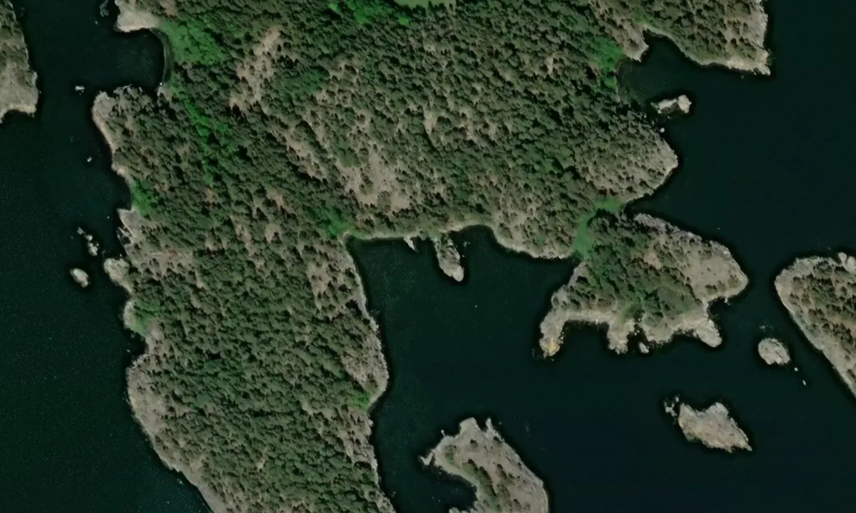 Flyfoto av Rensholmen